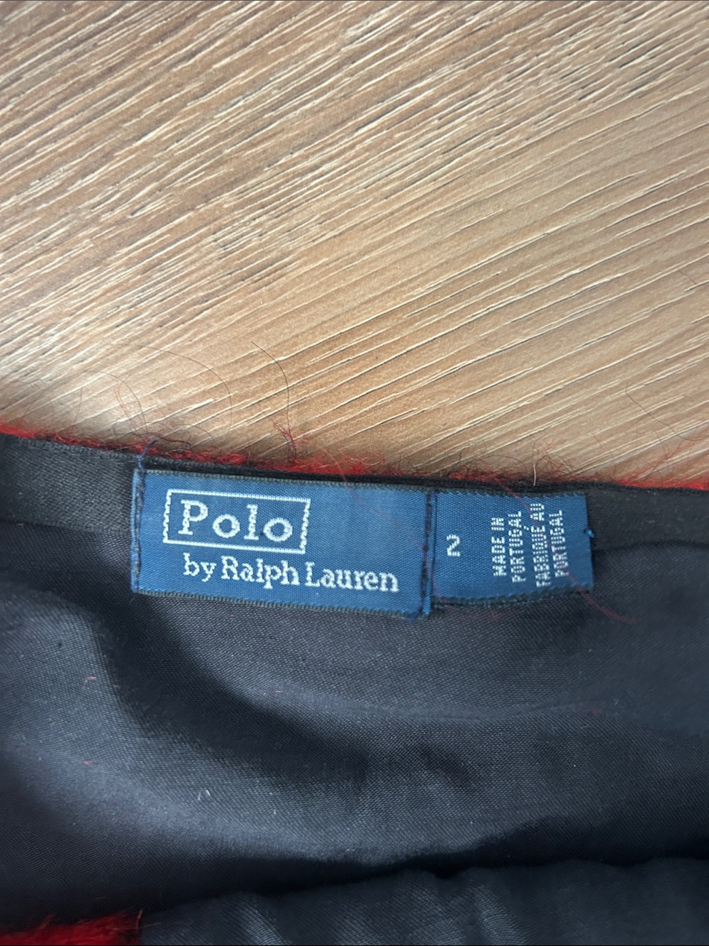 Ralph Lauren Red Black Plaid Mini Skirt with Buckle Straps - Picture 2 of 3